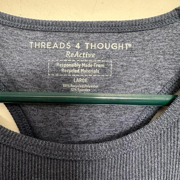 Threads 4 Thought NWT’s Kensi Rib Sports Bra. Size large - Picture 5 of 8